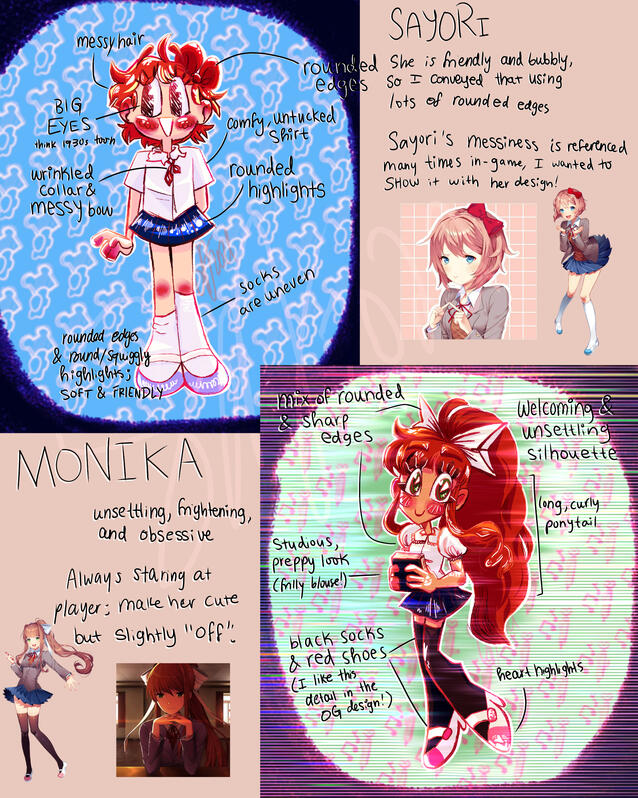 DDLC // sayori & monika